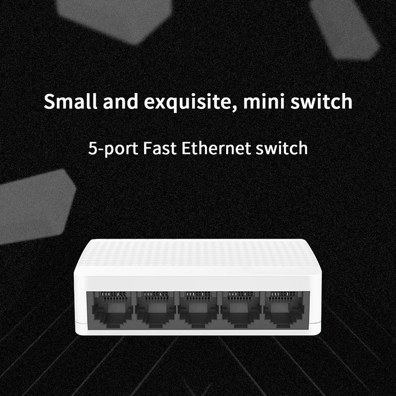 Сетевой коммутатор TD GLS105 10/100 м 5*10/100 порты RJ45 прерыватели с поддержкой порта ethernet