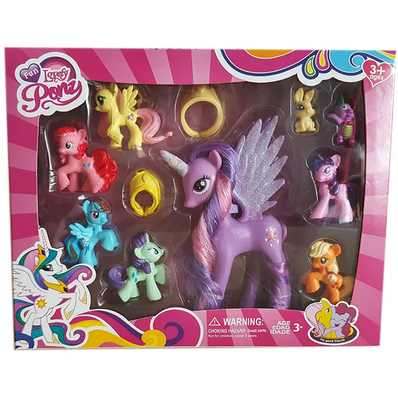 Little Pony Toys Twilight Sparkle  Princess Luna Little Pony Figure - 9  Piece/set - Aliexpress