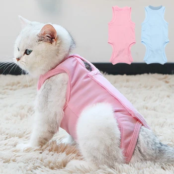 

Cat Surgery Recovery Suit Anti Pet Licking Wounds Clothes Sterilization Surgery Clothes Cat Weaning Clothing Cats Accessories