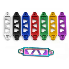 Алюминиевая красная заготовка для автомобильного аккумулятора 173 мм/144 мм, крепежный кронштейн с логотипом для Honda Civic Алюминиевая красная заготовка для автомобильного аккумулятора 173 мм/144 мм, крепежный кронштейн с логотипом для Honda Civic