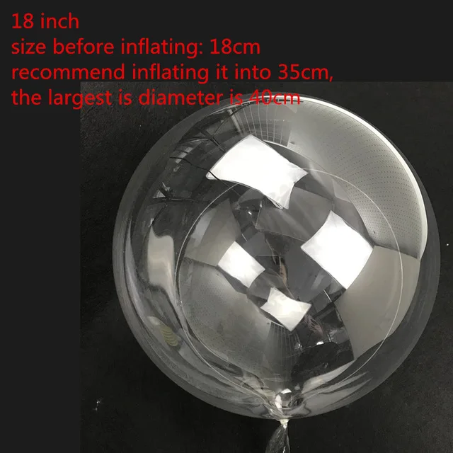 18 inch bubble ball 1 шт Наклейка для воздушного шара для гелиевых пузырьков воздушные шары куриные вечерние украшения Свадебные День Святого Валентина вечерние украшения для свадьбы реквизит - Цвет: 18 inch bubble ball