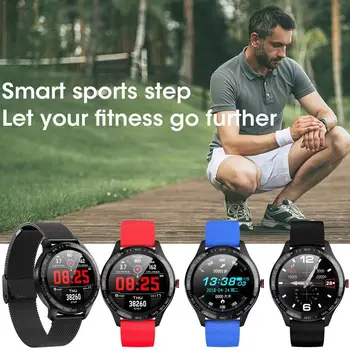 

L9 Smart Watch ECG Heart Rate Calls Reminder Full Touch Waterproof Watch IP68 For Android Smartwatch Phone Men IOS W5S7