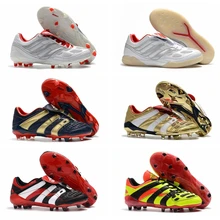 Дешевые мужские футбольные бутсы Predator Accelerator электричество FG TR футбольные бутсы Predator Precision FG X Beckham turf Крытый fo