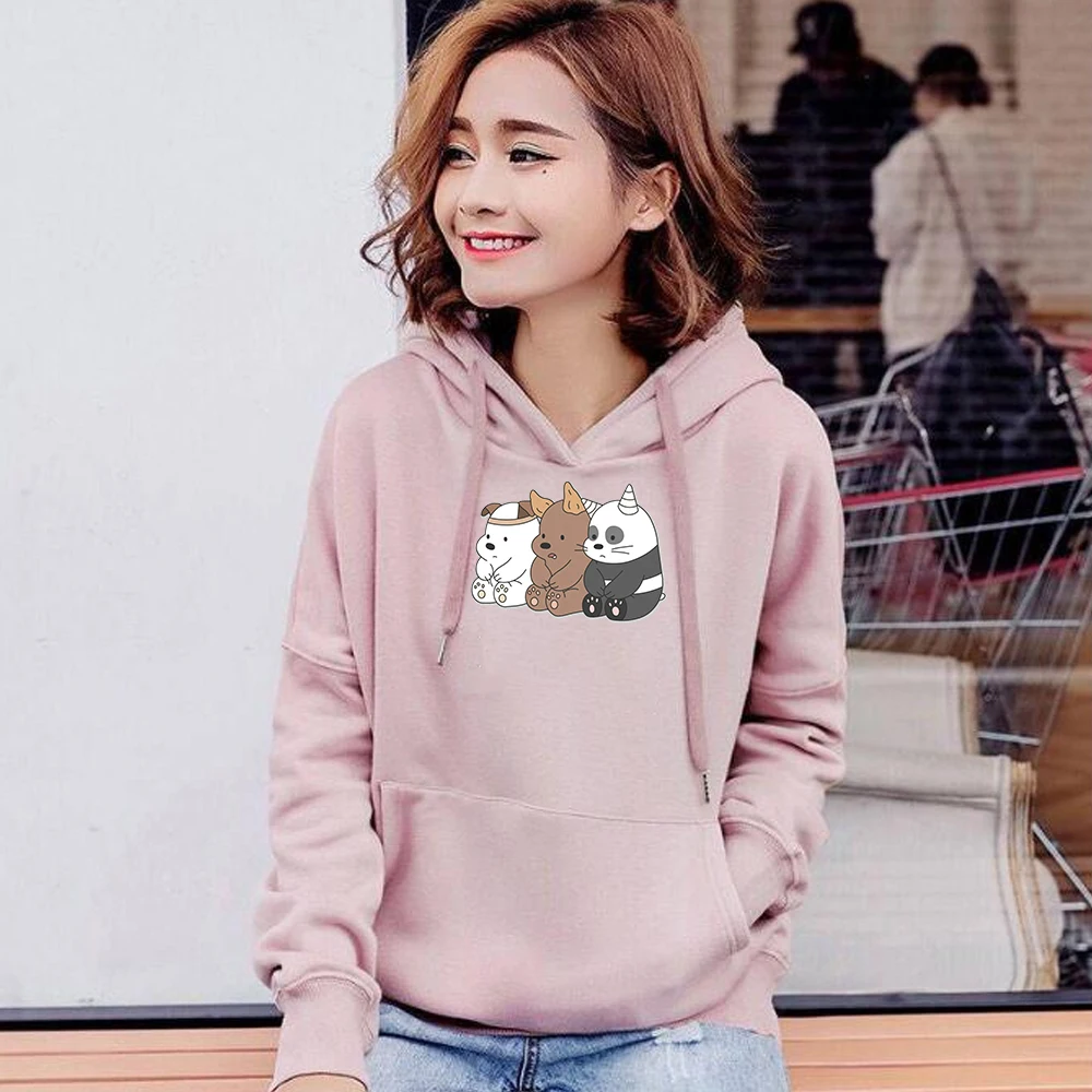 womens bear hoodie