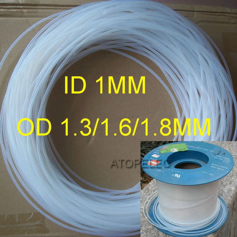 ID _ 1 мм od 6 мм/1 8 мм/мм PTFE F4 трубка жесткая 260Deg.C высокая температура | Обустройство
