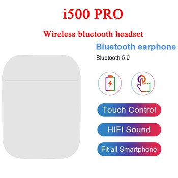 

Original i500 PRO 1: 1 Bluetooth headset mini wireless sports headset stereo for Apple Android Xiaomi Huawei PK i200 i18
