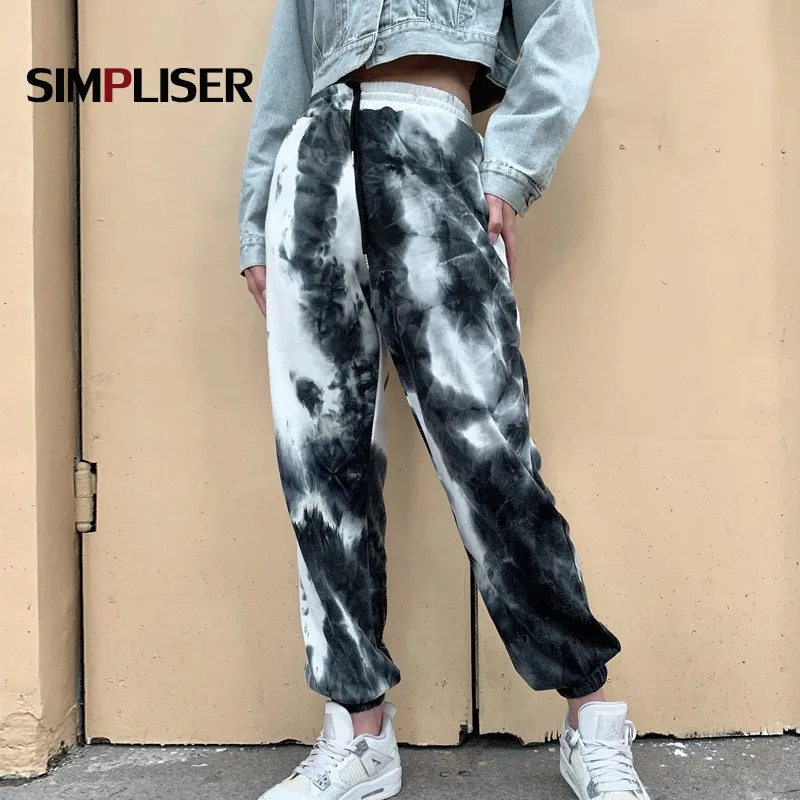 

Drawstring Joggers Women's Sweatpants 2020 Hippie Sport pants Loose Baggy Sweat pants Femme Pantalon 2020 Hot Sale stacked pants