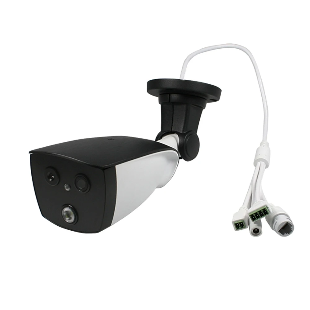 US $1.199.20 1080P IP Camera AI Human Body Temperature indicator Thermal Binocular Camera for Fever Detection thermal imaging cameras