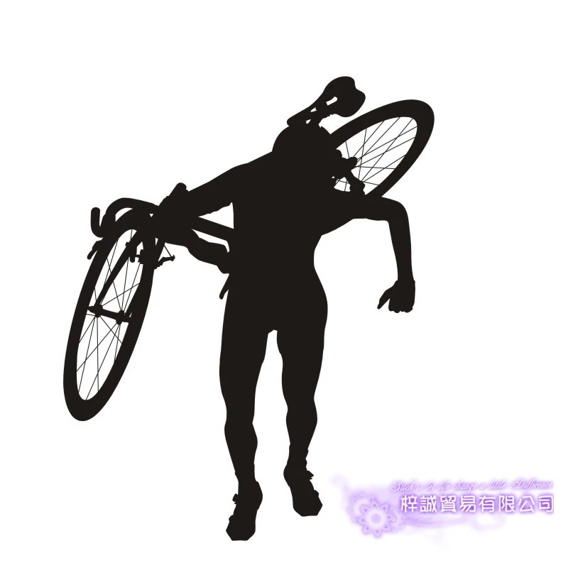 DCTAL Kids Room Bike Sticker Bicycle Car Decal Posters Vinyl Wall Decals Pegatina Decor Mural