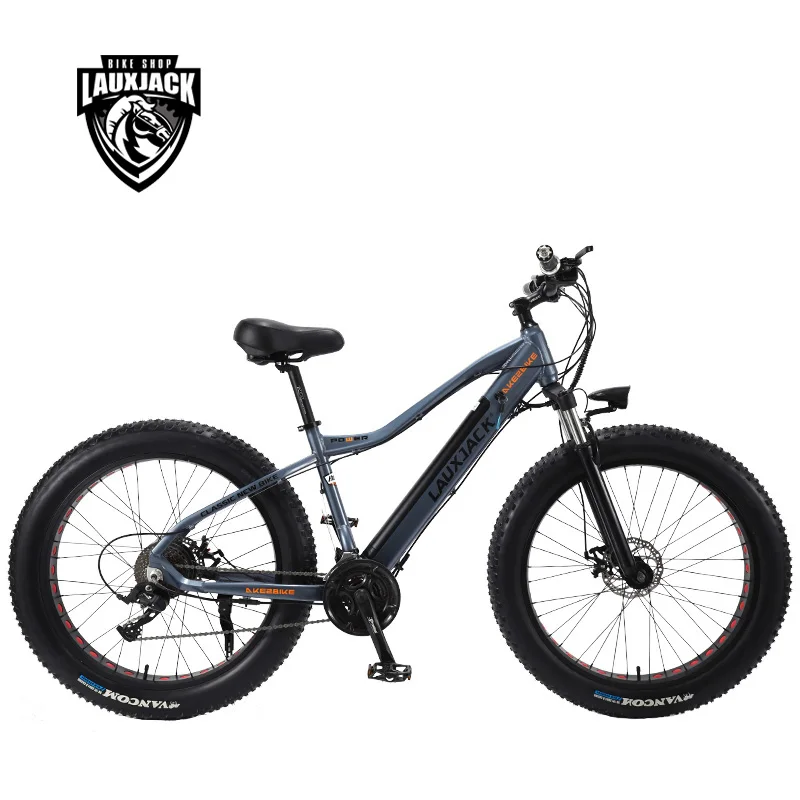 2" 27 скоростей Электрический Fat Bike, 4,0 Fat Tire, 350 Вт/500 Вт Мощный мотор, Запираемая подвесная вилка, горный велосипед, снежный велосипед