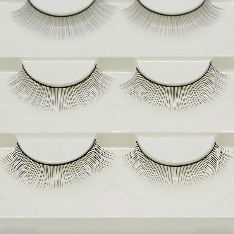 

Kimcci 5Pairs Training Lashes for Eyelash Extensions Supplies Makeup Practice False Eyelashes Extension Practicing Teaching