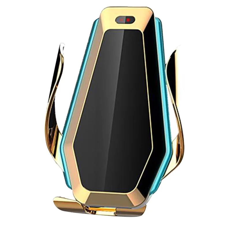 

Car Wireless Charger Phone Holder Auto Clamping Mount Charging Bracket for Smartphone New Arrival