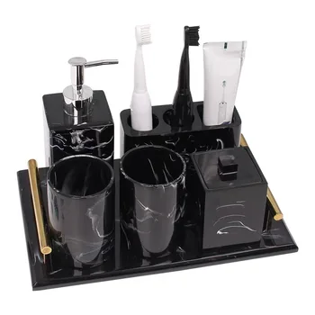 

Wash gargle cup set of light luxury bathroom products sample bathroom set of five