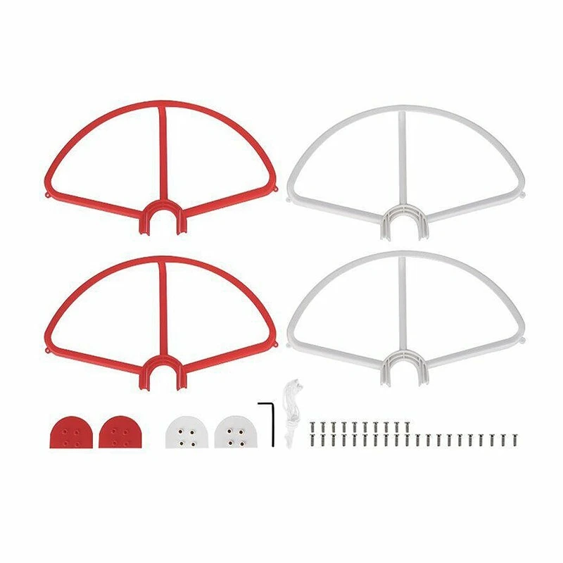 

FULL-Removable Propellers Prop Protectors Guard Bumpers For Phantom 3 Red Ji