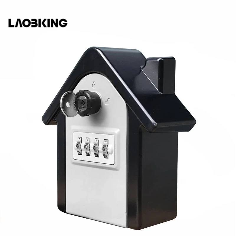 

Practical Boutique Key Lock Box,[Emergency Key] Wall-Mounted Combination Key Security Storage Lock Box And Emergency Key To Pr