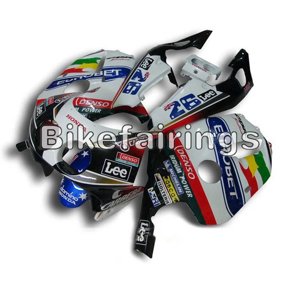 Полный обтекатели для Honda CBR250RR CBR250 RR MC22 1990 1991 1992 1993 1994 впрыска топлива мотоциклетный кузов-блеск для губ Черные, белые, красные