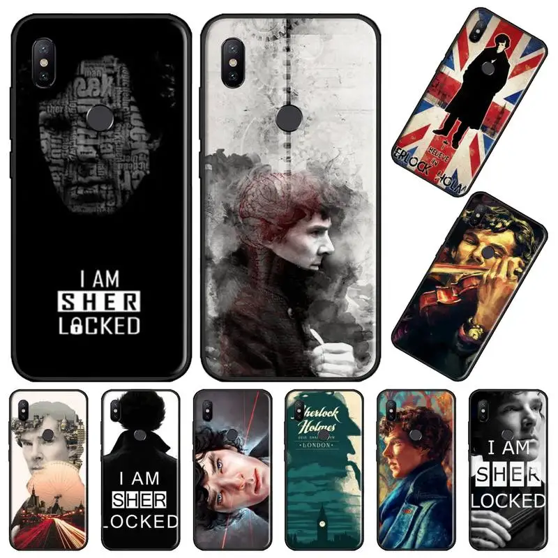 

221B i am Sherlock Holmes Sherlocked Customer Phone Case For Xiaomi Redmi Note 4 4x 5 6 7 8 pro S2 PLUS 6A PRO