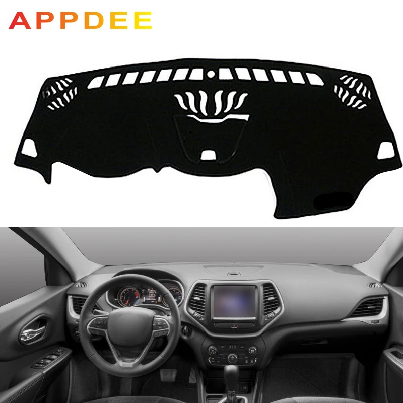 Автомобильный коврик для приборной панели APPDEE Jeep Cherokee 2014 2015 2016 2017 2018
