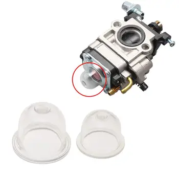 

2 Pcs Primer Bulb Fuel Pump Carburetor Primer Bulb For Hedge Mower Chainsaw Hedgerow Picking Machine - Size: L & S