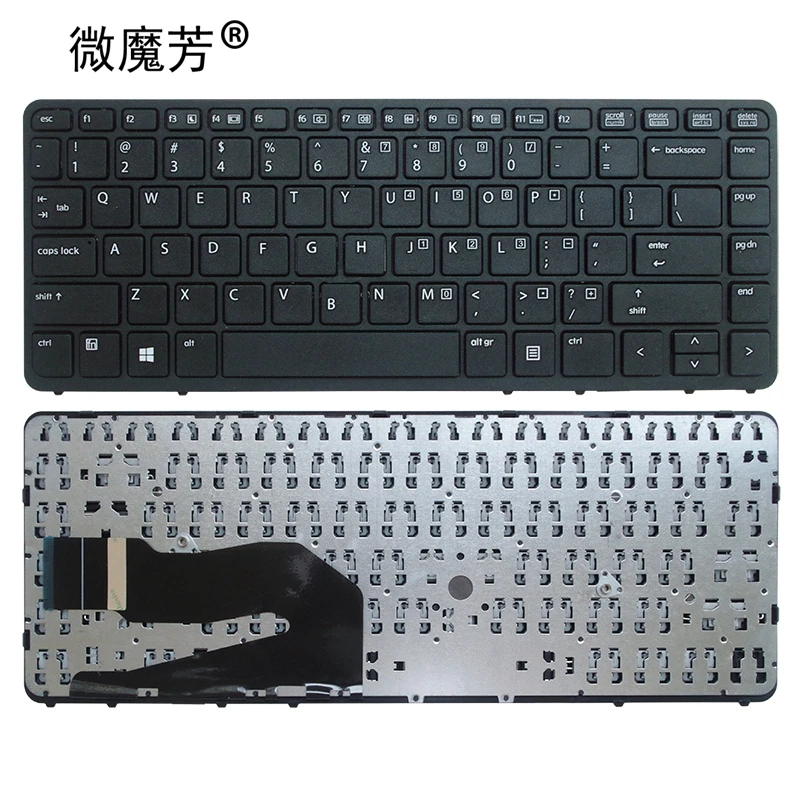 Английская клавиатура для ноутбука HP EliteBook 840 G1 850 ZBook 14 G2 US|Клавиатуры замены| |