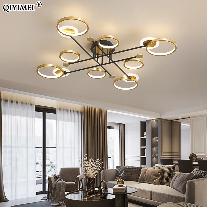 Nordic Dimmable New Modern LED Chandelier Lights For Bedroom Living Dining Room Kitchen Bar Indoor Lamps Home Lighting Fixtures
