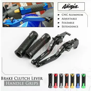 

CNC Aluminum Adjustable Brake Clutch Levers Handlebar Grip Handle Hand Grips For KAWASAKI NINJA GTR1400 CONCOURS 14 07-19