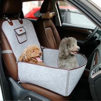 

Pet Dog Car Carrier Bag Pad Waterproof Dog Seat Basket Safe Carry Cat Puppy Bag Travel Mesh Hanging Bags Car Seat Cover Fold 5