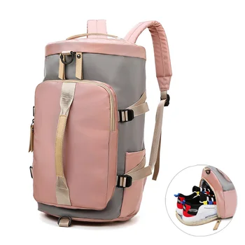 

2019 Women Gym Bag Backpack Fitness Bags For Shoes Outdoor Shoulder Gymtas Tas Sac De Sport Mochila 2019 Student Sportbag
