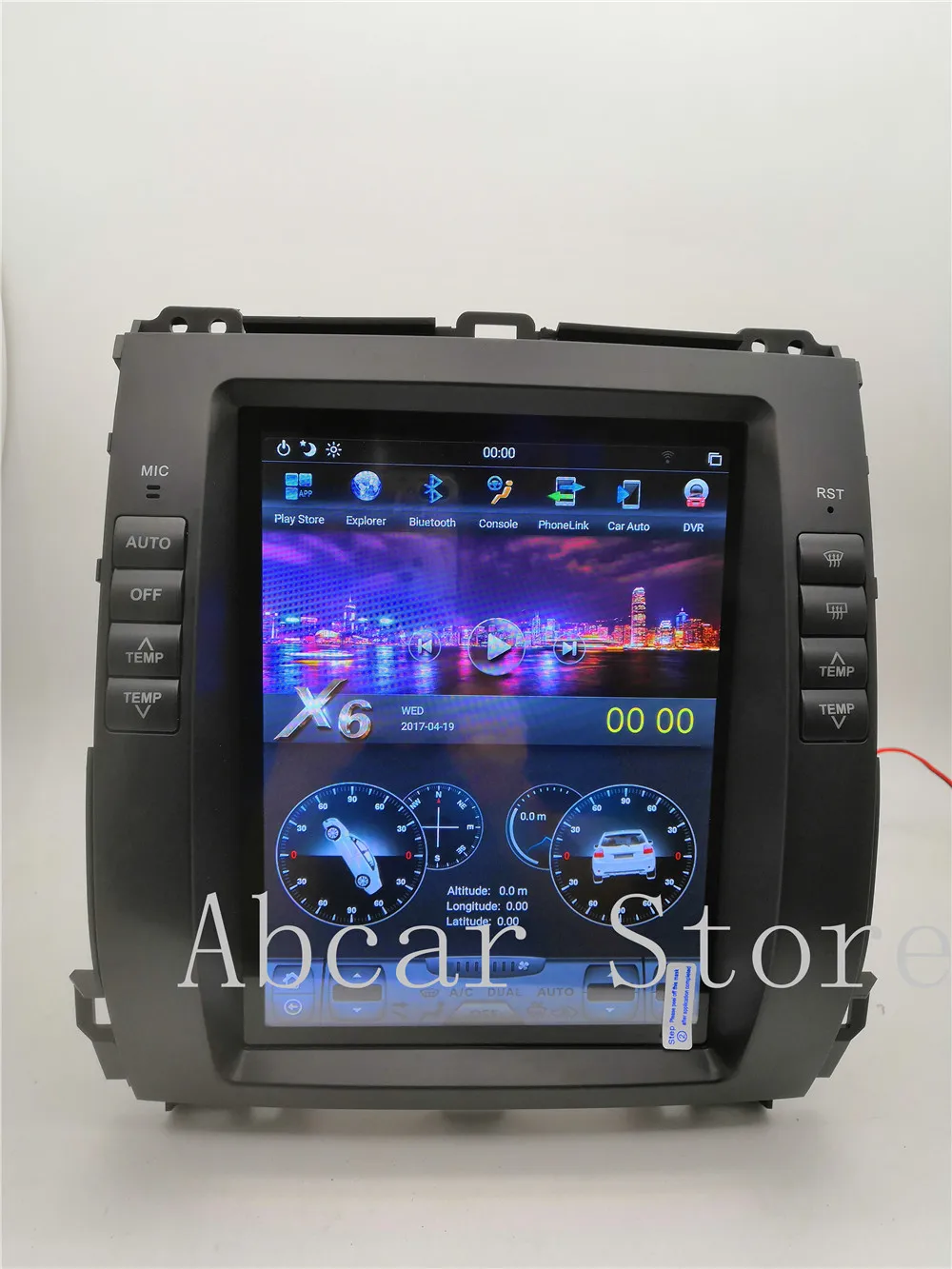 10," Tesla стиль Android 8,1 автомобильный dvd-плеер gps навигация для Toyota Land Cruiser Prado Lexus GX470 2002-2009 стерео радио