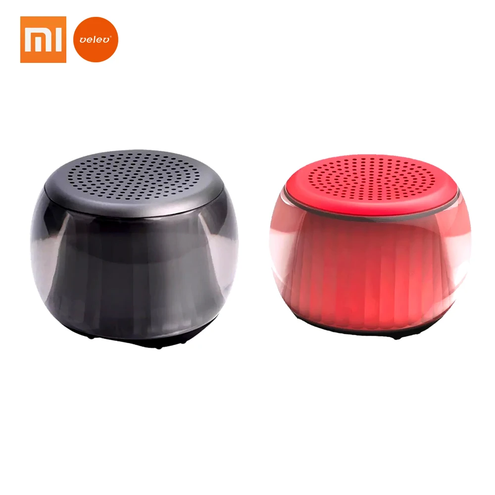 Bluetooth-Колонка Xiaomi Velev TWS BT 5 0 со светодиодной подсветкой | Электроника