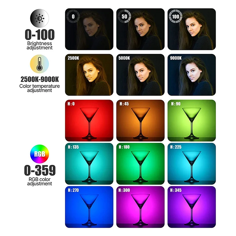 Ulanzi-luz em Mini Armazenamento de 3100mah para Fotografia em Smartphone com Luz de Preenchimento Câmera Portátil Vl120rgb - Image 4