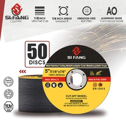 Disques de meuleuse d'angle pour métal, 5 pouces, 125MM, 15 pièces 