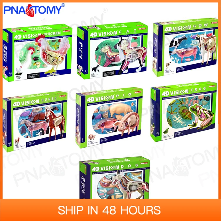 Пазл животные собака кошка свинья лошадь корова лягушка курица домашние игрушки