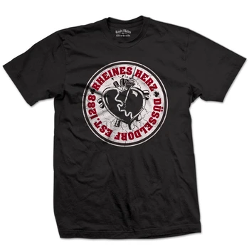 

Brand Tee Cotton Clothes New T-Shirt Rock'N'Roll Dusseldorf Old Town Fortuna Rheine'S Heartprinted Shirts