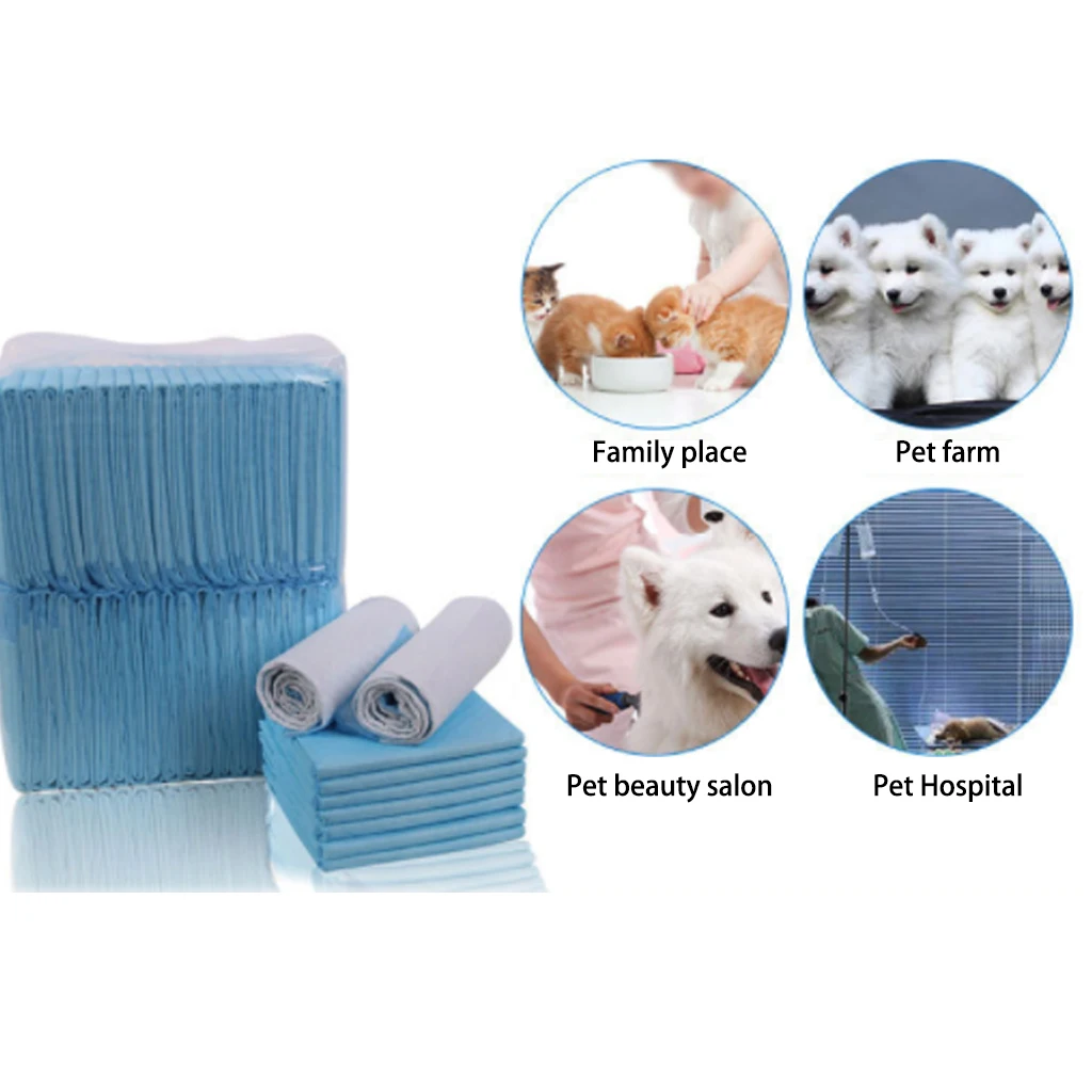 100Ps lot Pet Diapers Super Absorbent Pet Dog Training Urine Pad Diapers for Puppy Dogs Cleaning 3