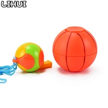 Детская игрушка, мини баскетбольный свисток, Спиннер, игрушки для детей, облегчение, антистресс, кончик пальца, спиральный куб, волшебные забавные подарки для мальчиков