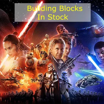 

1pcs Star Wars The Last Jedi Yoda Obi-Wan Darth Vader Storm Building Block Starwars Gift Toy for Kid Briks Figures