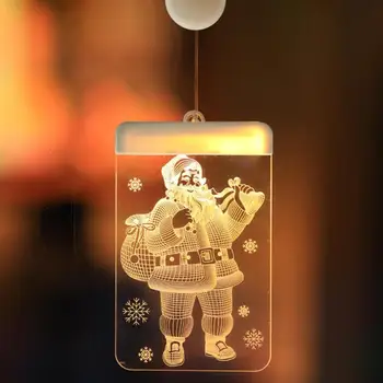

LED Fairy String Light Hanging Wall Lamp Christmas Decorations for Home Party Window Ornament LED Night Light Christmas Gift