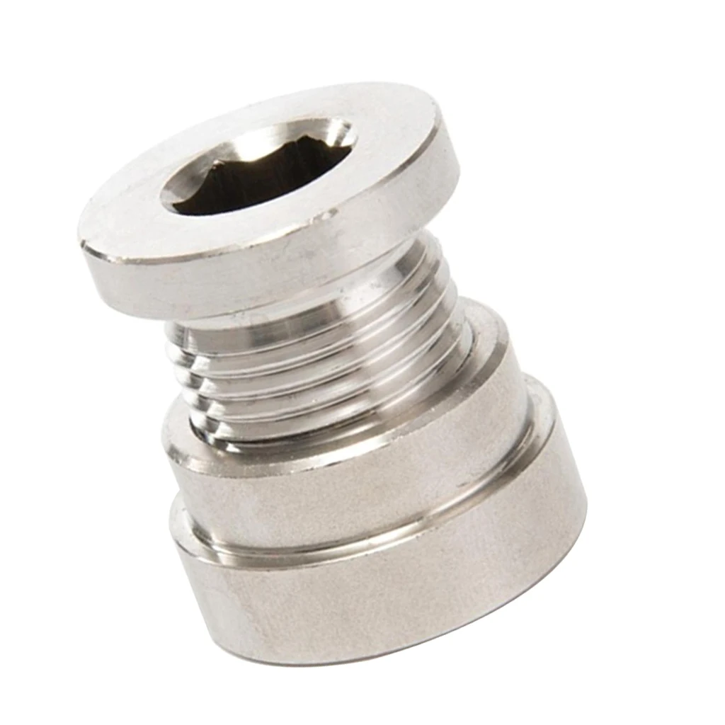 Stainless Steel O2 Oxygen Sensor Exhaust Weld Bung and Plug Kit M18x1.5mm