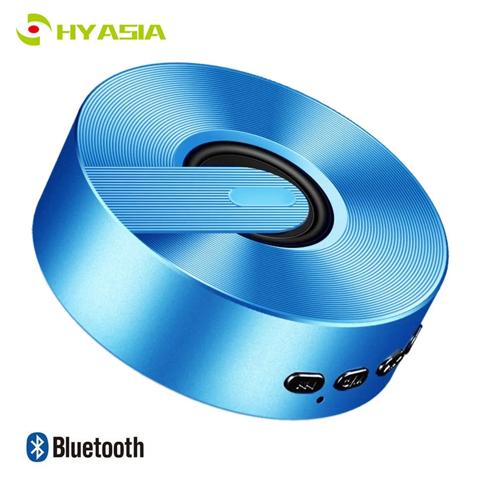 HYASIA красочный мигающий свет беспроводной динамик Bluetooth 5,0 Мини Вечерние портативный сабвуфер громкой связи Поддержка TF проводное воспроизведение