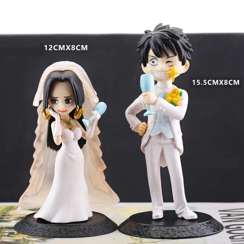 One Piece Action Figure Monkey D Luffy Marry Boa Hancock 2 Pieces