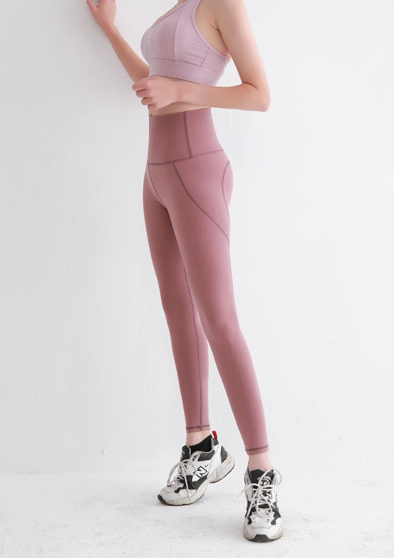 COLORVALUE Peachy Butt Yoga Pants High Waist Push Up Leggings Sport Women Fitness 4 Way Stretch Super Elastic Running Workout