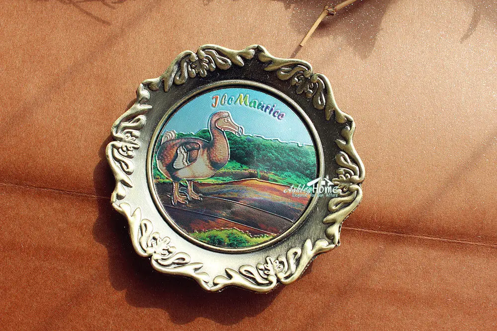 Mauritius DoDo птица туристический сувенир 3D металлический магнит на холодильник ремесло идея подарка