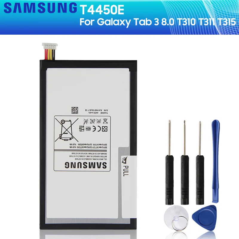 Оригинальный сменный аккумулятор SAMSUNG T4450E T4450C для Samsung GALAXY Tab 3 8 0 T310 T311 T315