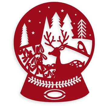 

Christmas Moose Snow Forest Snowball Xmas Metal Cutting Dies Stencil For Diy Scrapbooking Photo Paper Cards Crafts New 2019 Die