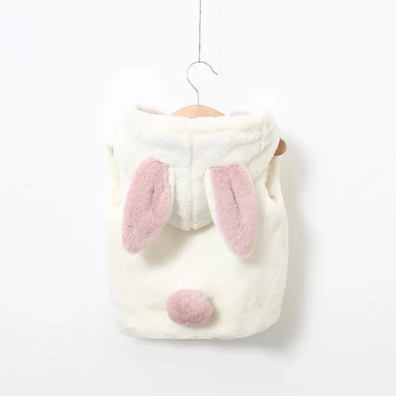 NEW Fashion Casual Cute Winter Girls Baby Coat Children's Vest,Hooded Kids Vest For Autumn Winter,Warm Comfortable Vest Girls