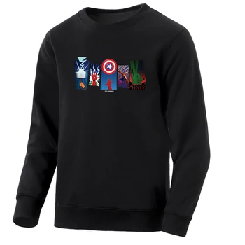 

Marvel Movie The Avengers Men Hoodie Avengers Members Print Sweatshirt 2020 Spring Casual Fashion Men'S Hoodies Handsome Hooded