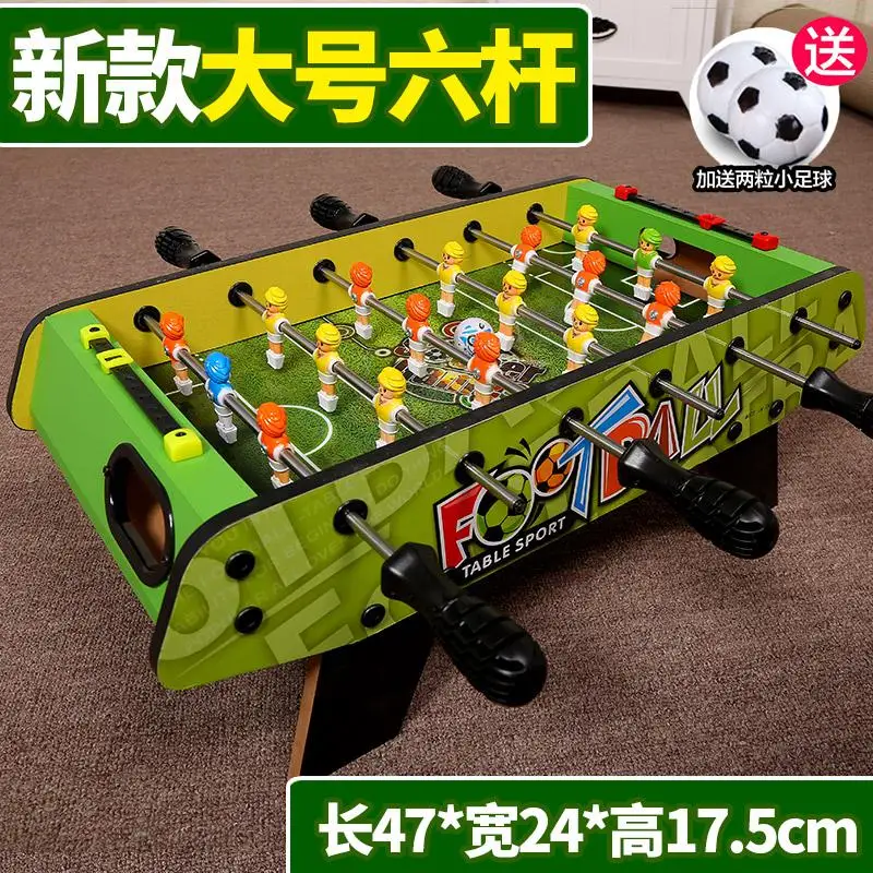 Large-green Детские развивающие игрушки, упражнения, ручные возможности, домашний футбольный стол, мини настольный для мальчиков, для детей 3-6 лет - Цвет: Large-green