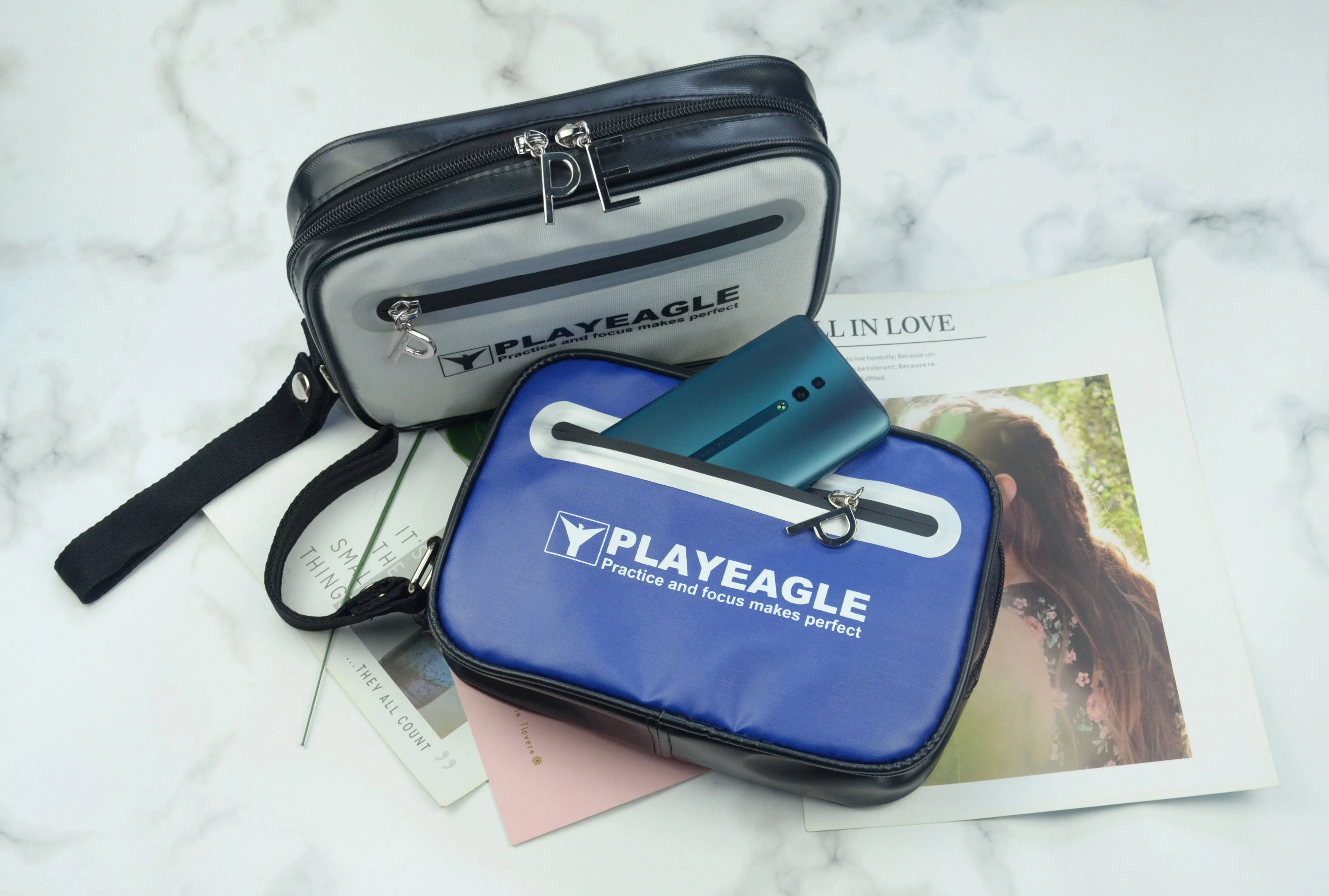 Сумка для гольфа PLAYEAGLE водонепроницаемая сумка на молнии мини мобильного