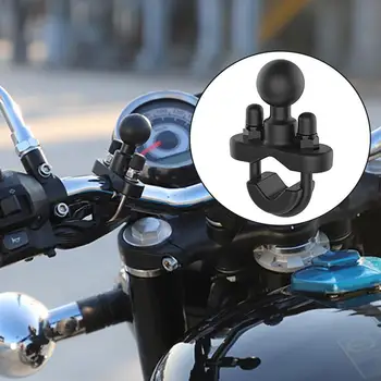 

Motorcycle Handlebar Rail Mount U Bolt Mounting Base 1\" Ball Head for Ram Go-pro